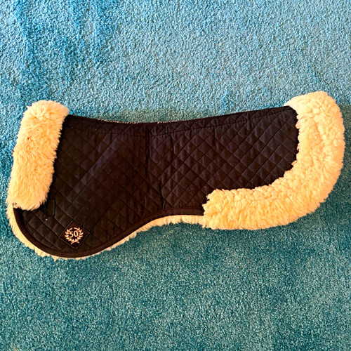 Schabracke schwarz weiß - schwarz/weiß, mit