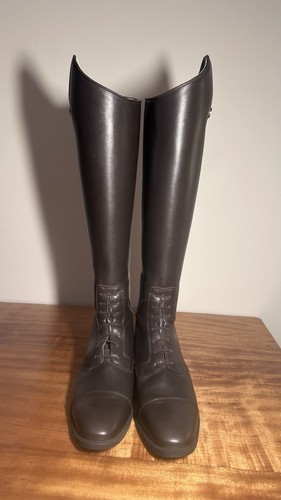 Leder reitstiefel größe w - 43,