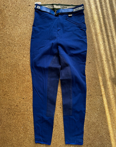 Equitage damen reithose blau - reithose,