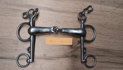 Pelhamgebiss aus metall - aus, mit